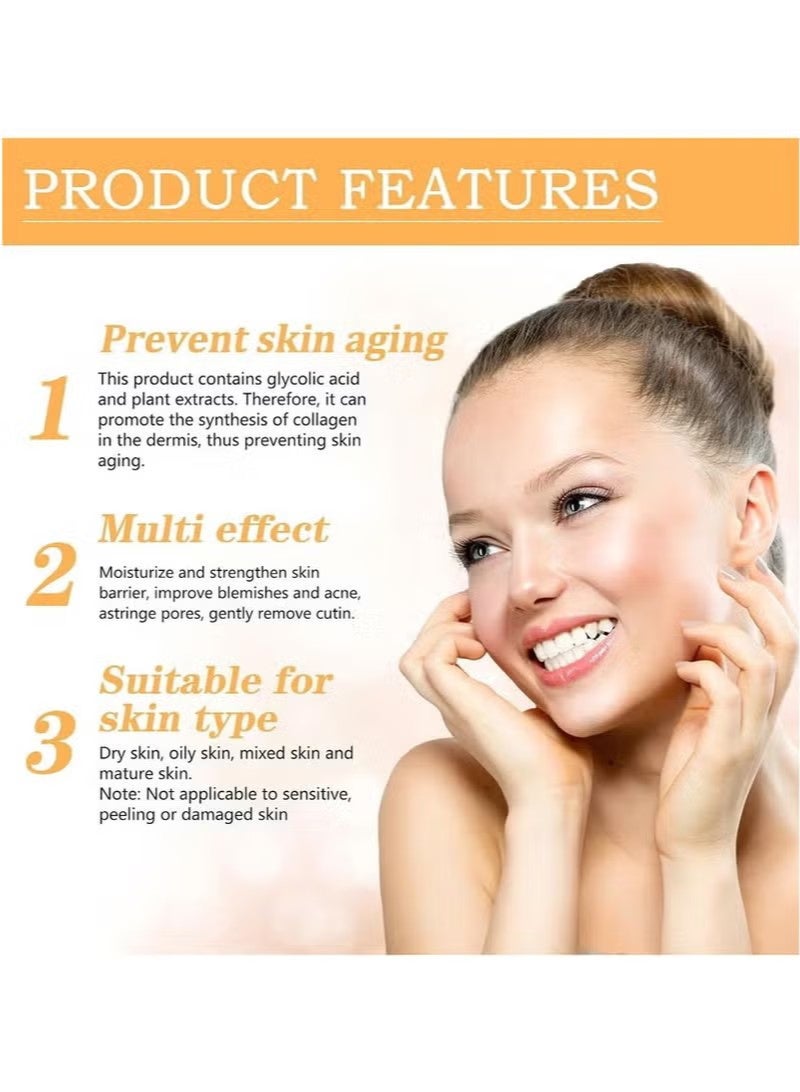 Skincare Cosmetics Glycolic Acid 7% Toning Solution 100ml shrink pores control oil and eliminate acne moisture replenishment - Image 5